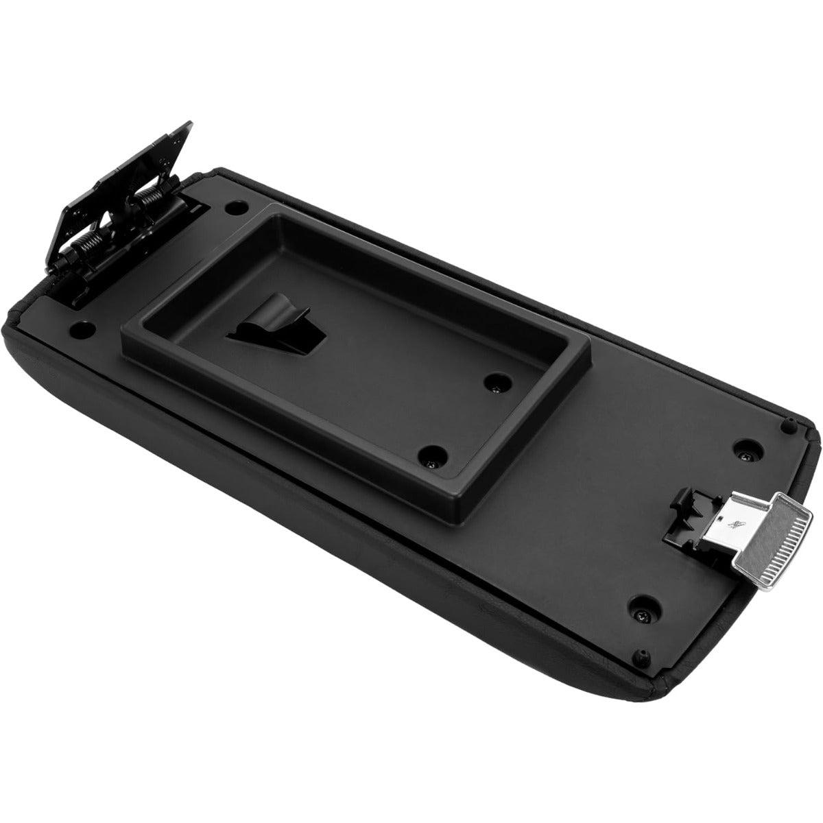 HECASA Center Console Arm Rest Lid Compatible with 2013-2019 Ford Flex Replacement for EA8Z7406024AB DA8Z7406024AC Plastic Armrest Door