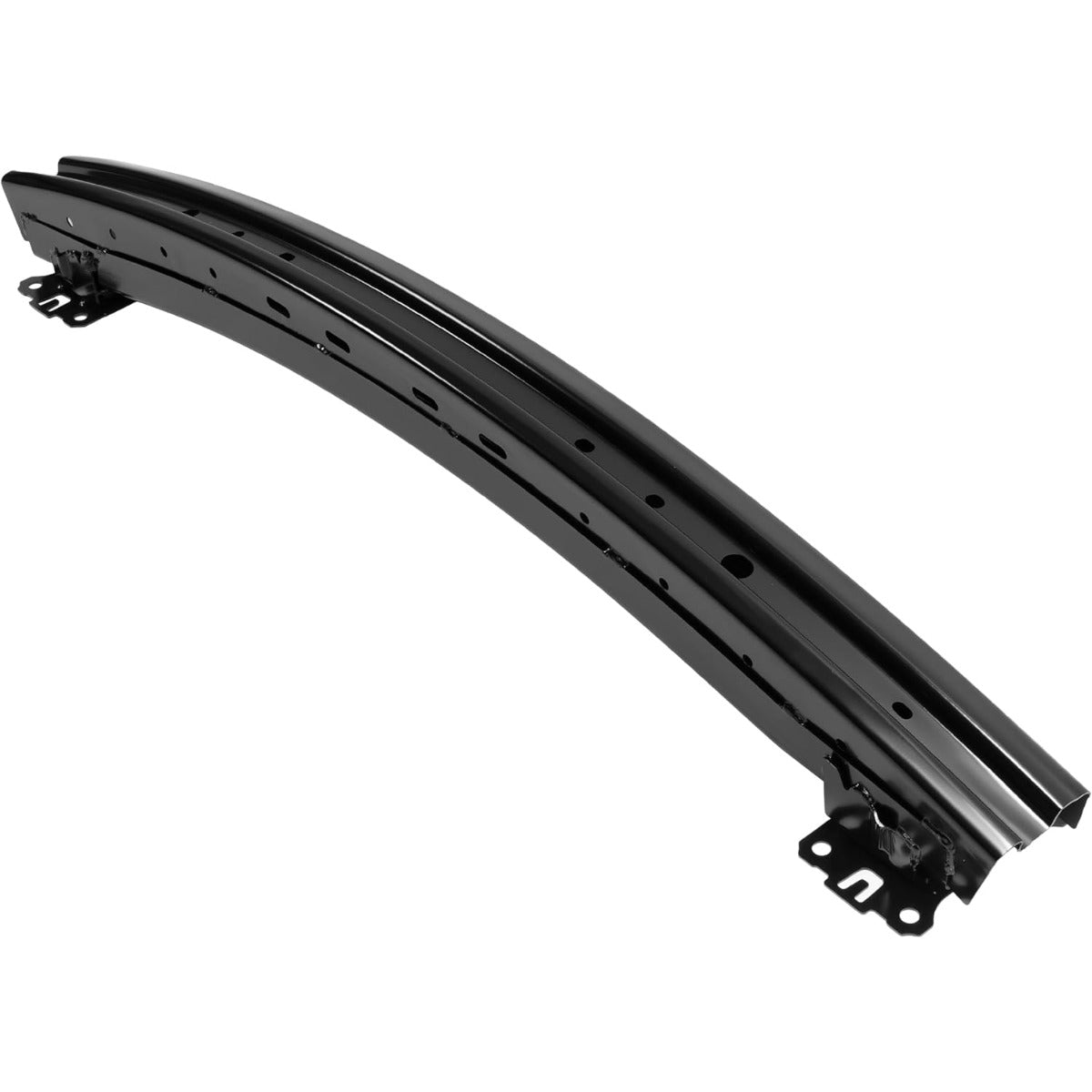 ALMULOO Front Bumper Reinforcement Compatible with 2009-2013 Subaru Forester Replacement for SU1006144 57711SC0109P Steel Electrophoresis Primed Black