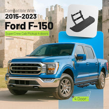 Side Steps Compatible with 2015-2023 Ford F-150 F150 SuperCrew Cab Pickup 4 Doors, High-Strength Running Boards, Steel Step Bars, Powder-Coated 4-Piece Set