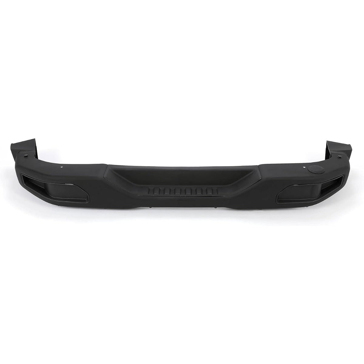 HECASA Rear Bumper Compatible with 2007-2018 Jeep Wrangler JK Replace 82213654 10th Anniversary Rubicon Edition Rear Guard Protector Plastic Steel Black