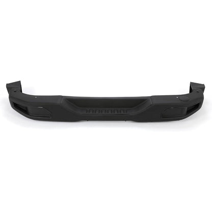 HECASA Rear Bumper Compatible with 2007-2018 Jeep Wrangler JK Replace 82213654 10th Anniversary Rubicon Edition Rear Guard Protector Plastic Steel Black
