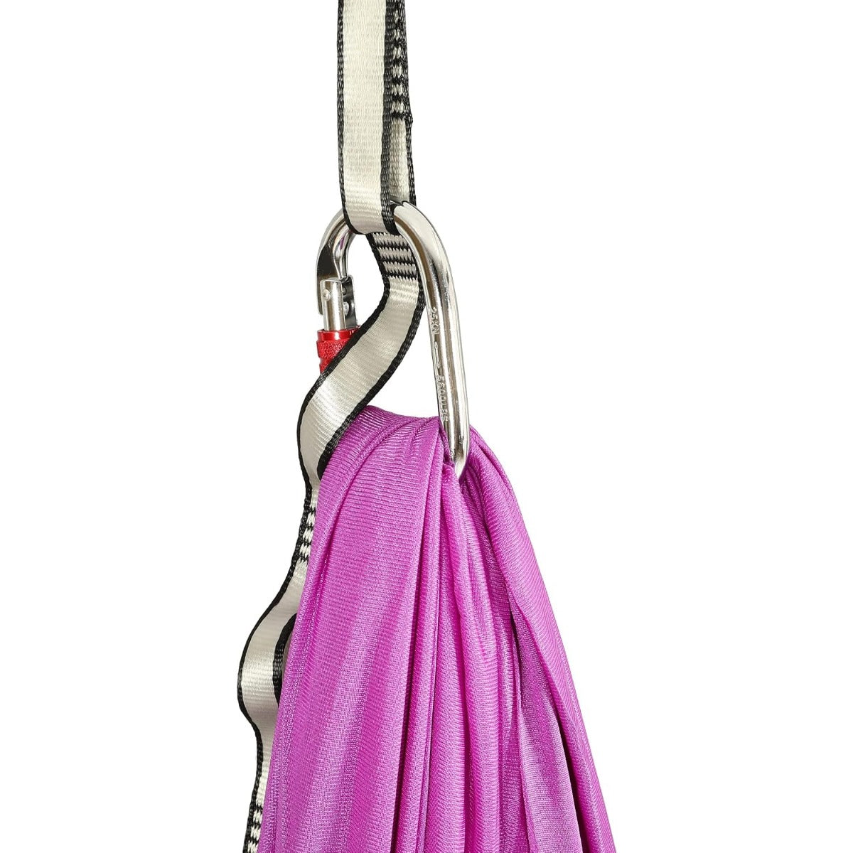 HECASA Aerial Silks Yoga Swing Set, Aerial Yoga Hammock w/Daisy Chain for Home, Inversion Exercises, Strength Training and Starter Kit