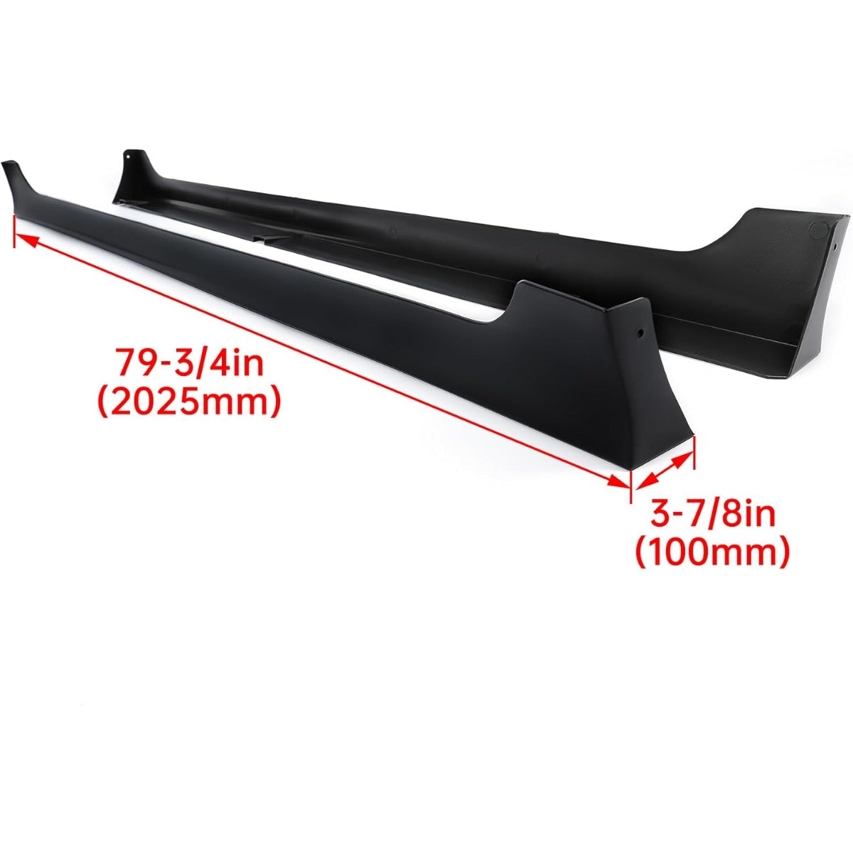 Side Skirt Compatible with 2013-2017 Honda Accord 4DR Sedan Models Rocker Panels Guard Splitter Extension Spoiler Black PP