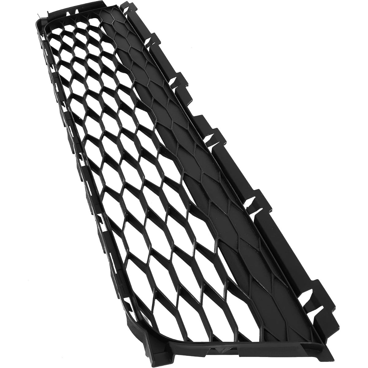 HECASA Front Bumper Lower Grille Grill Compatible with 2016-2017 Ford Explorer 2016-2019 Ford Police Interceptor Utility Replacement for FB5Z17K945AA Black PP