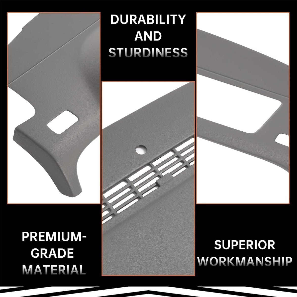 Kojem Dash Cover Cap Compatible with 07-14 Avalanche Suburban Silverado