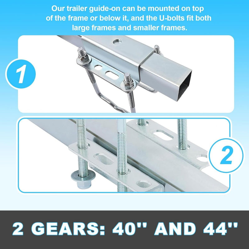 Kojem Boat Trailer Guide Poles for Ski Boat, Fishing Boat, Sailboat, Kayak, Canoe (Size and Color Selected) LYOM-084-2