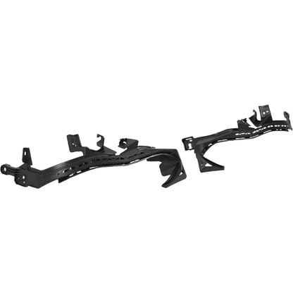 ALMULOO Front Bumper Bracket Compatible with 2018-2023 Subaru Crosstrek Plastic(PP+GF30) Black Replace For 57707FL010 57707FL000 SU1042106 SU1043106 Left and Right