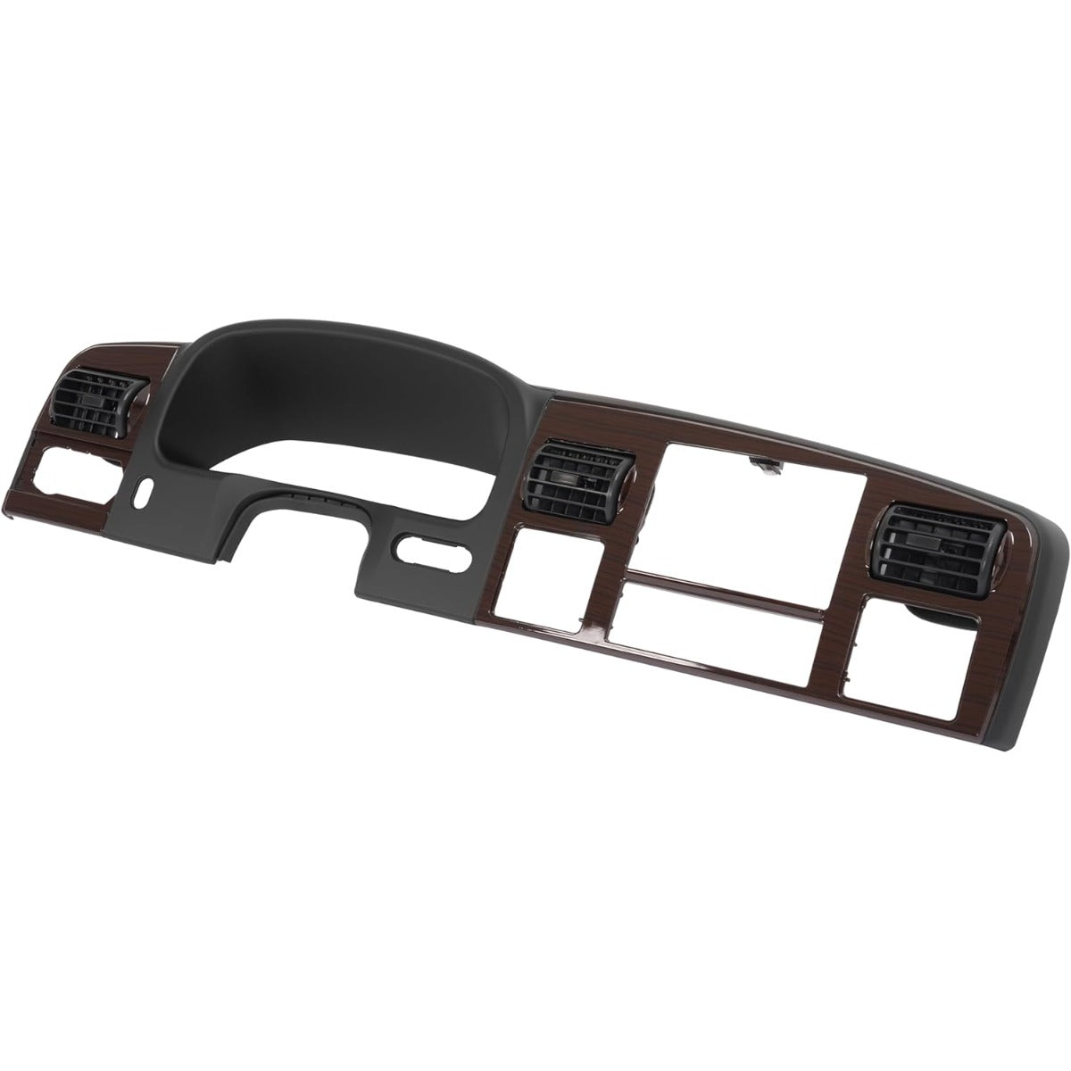 Dash Finish Panel Compatible with 2005-2007 Ford F-250 F-350 F-450 F-550 Super Duty Dash Board Cluster Bezel Cover Replacement for 5C3Z25044D70DAA Plastic Carbon Fiber Printing & Textured