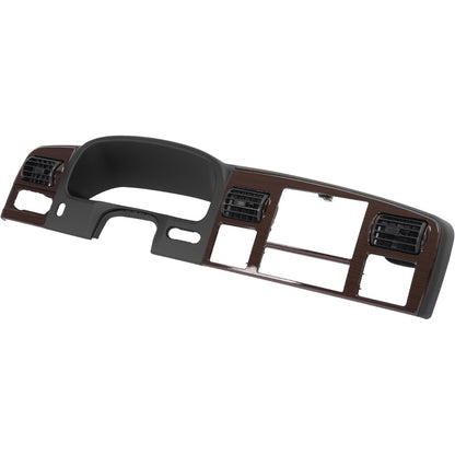 Dash Finish Panel Compatible with 2005-2007 Ford F-250 F-350 F-450 F-550 Super Duty Dash Board Cluster Bezel Cover Replacement for 5C3Z25044D70DAA Plastic Carbon Fiber Printing & Textured