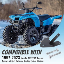 ATV Trailer Hitch Receiver Ball Mount Compatible with 1997-2023 Recon 250 TRX250TE TM