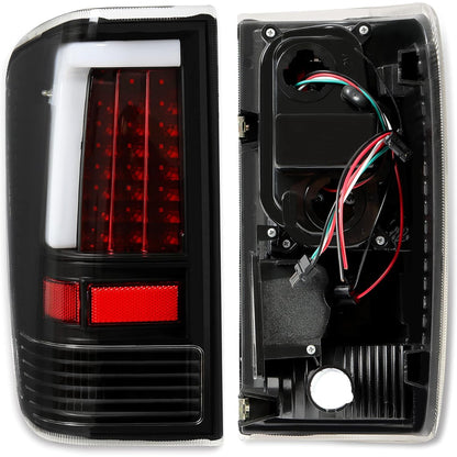 ALMULOO 2PC Tail Lights LED Compatible with 2004-2015 Nissan Titan