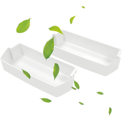2187172 Replacement Refrigerator Door Bin Shelf Compatible with Most Roper, Kitchenaid, Kirkland and Whirlpool models Refrigerator Door Bin White - 2 PCS
