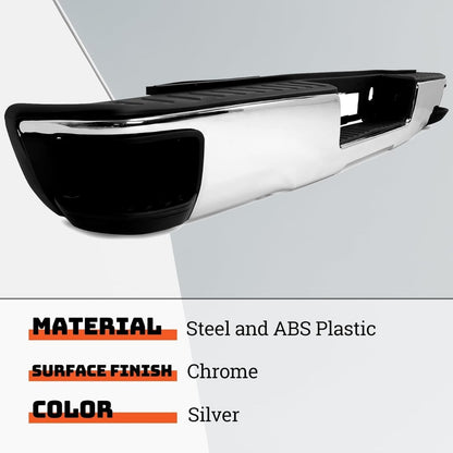 Rear Step Bumper for 2014 - 2018 Chevy Silverado & GMC Sierra 1500