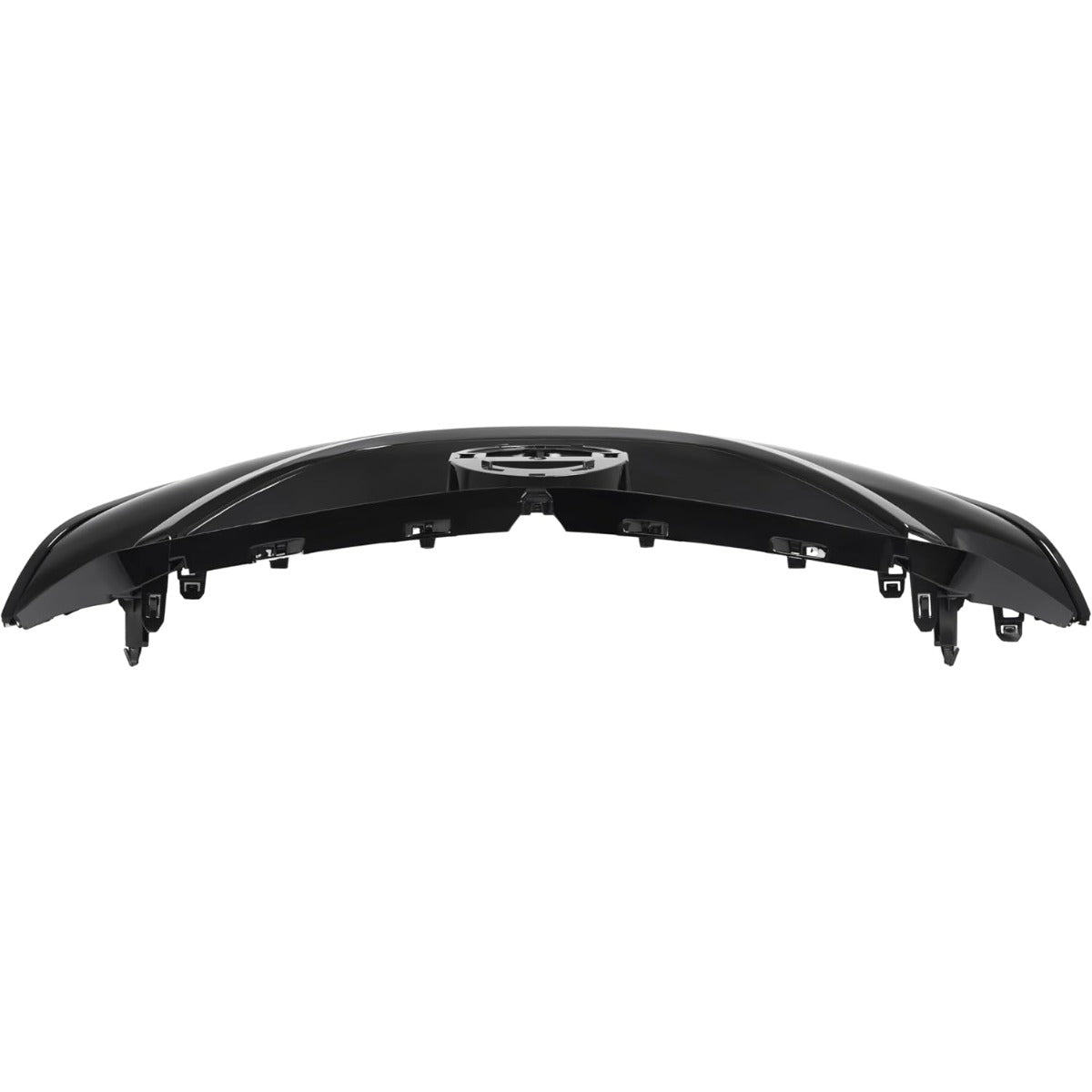 HECASA Front Bumper Grille Compatible with 2016-2018 Nissan Maxima 623109DE0A Grill Plastic (ABS) Painted Black Replacement for NI1200284