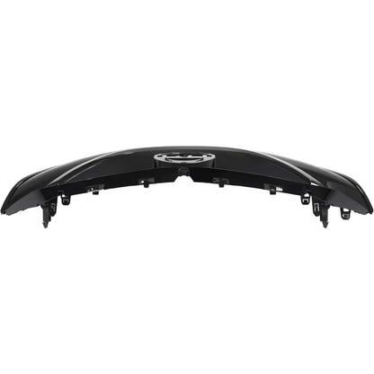 HECASA Front Bumper Grille Compatible with 2016-2018 Nissan Maxima 623109DE0A Grill Plastic (ABS) Painted Black Replacement for NI1200284