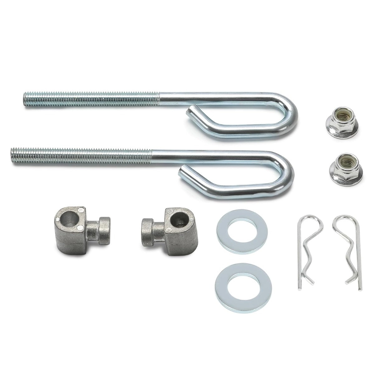 Deck Lift Hanger Rod Kit Bolt & Trunnion Kit Replacement for GX21718 GX24864 14M7400 Compatible with John Deere E130 E140 E150 LA120 D100 Set of 2