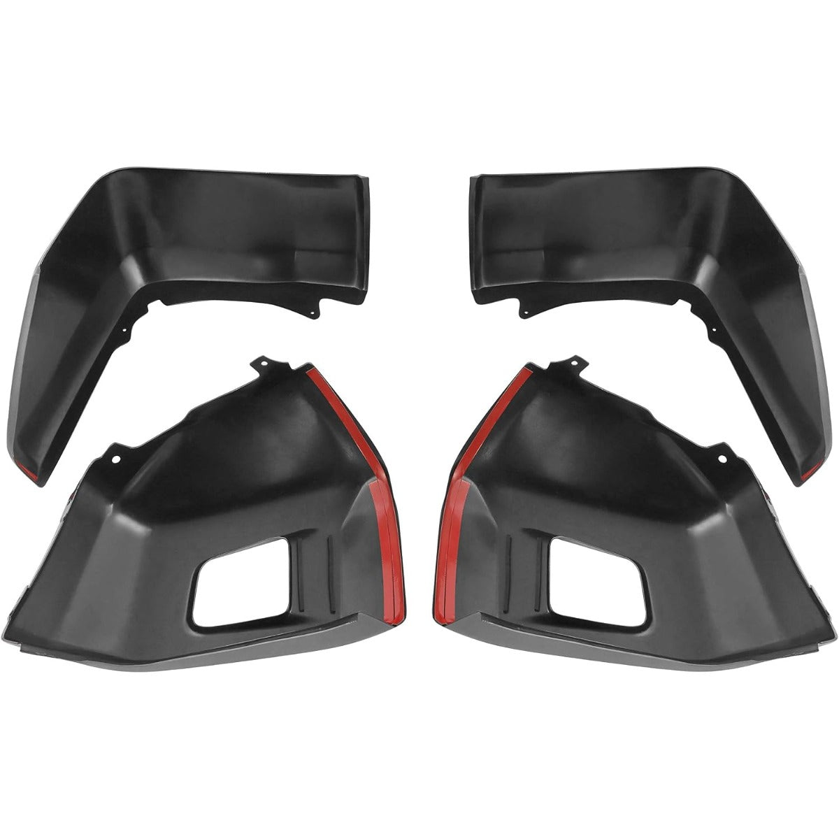 KUAFU Front & Rear Bumper End Caps Compatible with 2014-2021 Tundra