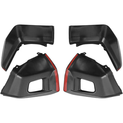 KUAFU Front & Rear Bumper End Caps Compatible with 2014-2021 Tundra