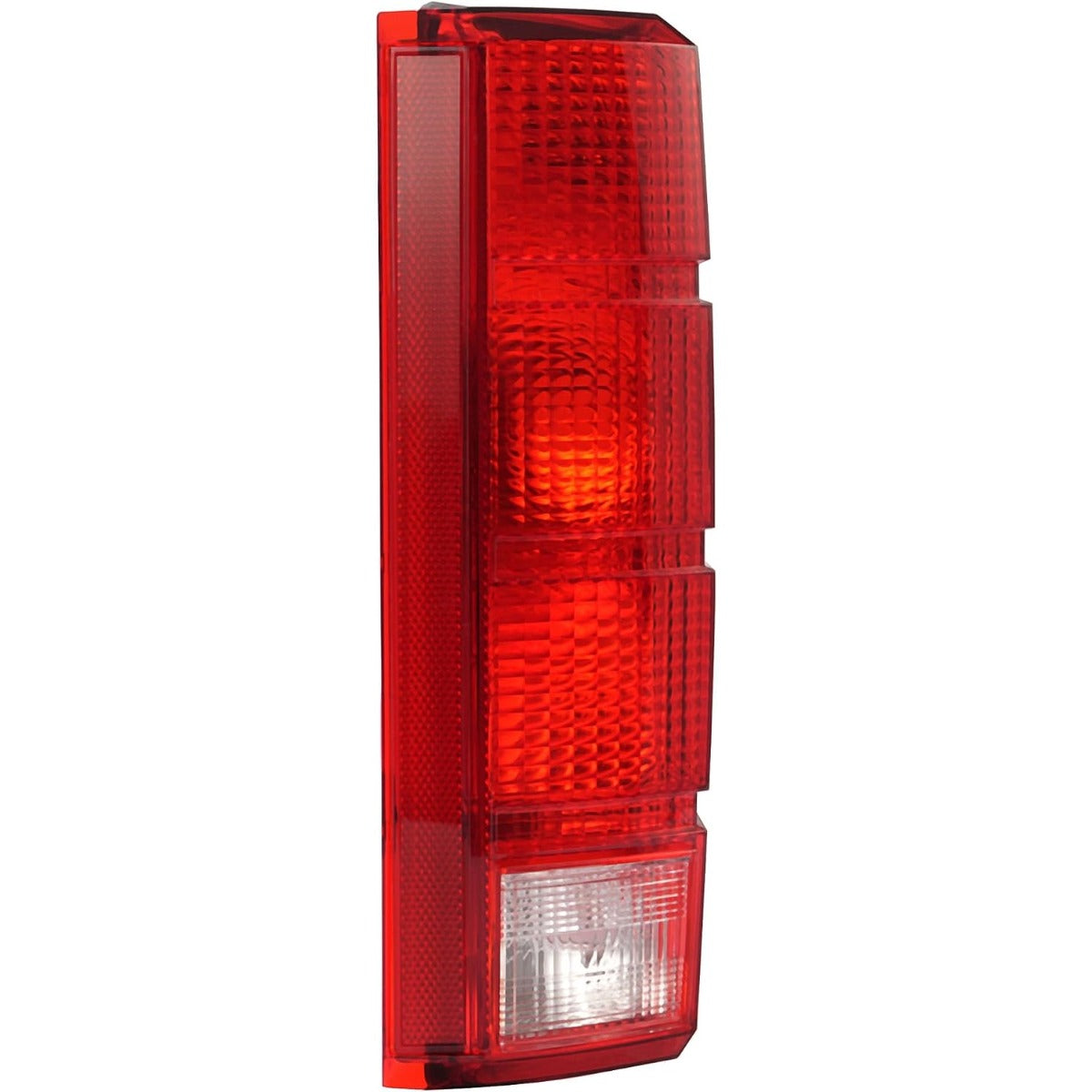 HECASA Pair Tail Light Compatible with 1980-1986 Ford F-150 F-250 F-350 Bronco F-100 Halogen Brake Lamp Taillight Replacement for E4TZ13405B FO2800103 E4TZ13404B FO2801102 Red White Lens Black Housing