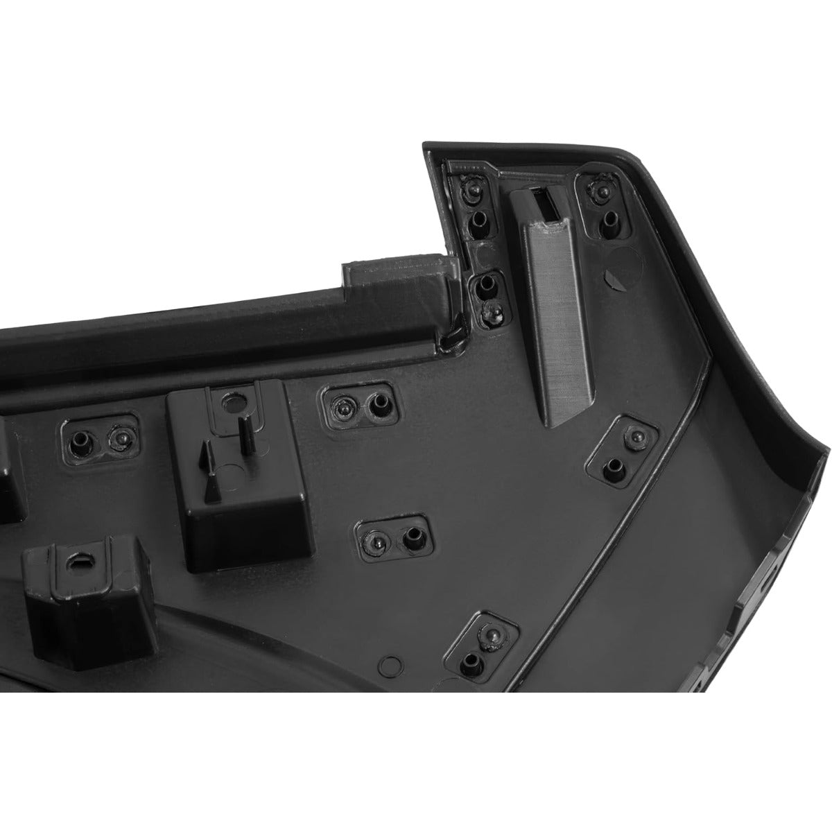ALMULOO Front Bumper End Cap Compatible with 2022 Nissan Frontier, 2023-2024 Nissan Frontier (submodel: S, SV) Passenger Side, Replace 620189BU0C NI1017100, Plastic(PP) Painted Matte Black
