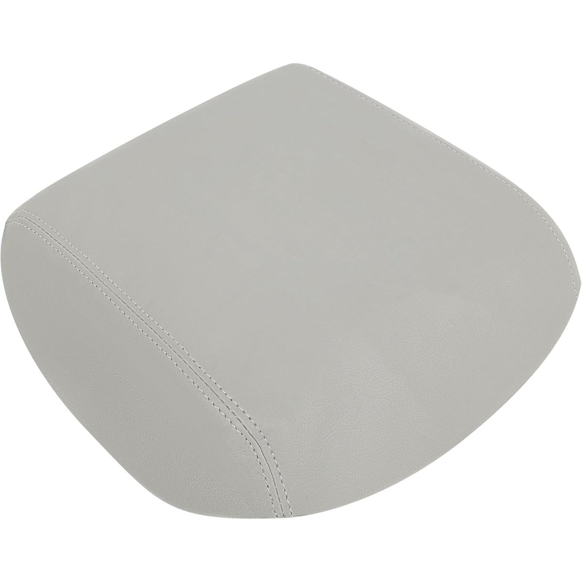 KUAFU Center Console Armrest Cover Compatible with 2009-2015 Honda Pilot Console Lid Cover Pad Replacement PVC - Gray