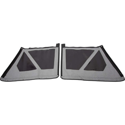 Soft Top for 1986-1994 Suzuki Samurai with Tinted Zip Out Windows Sailcloth - Black, NN1608