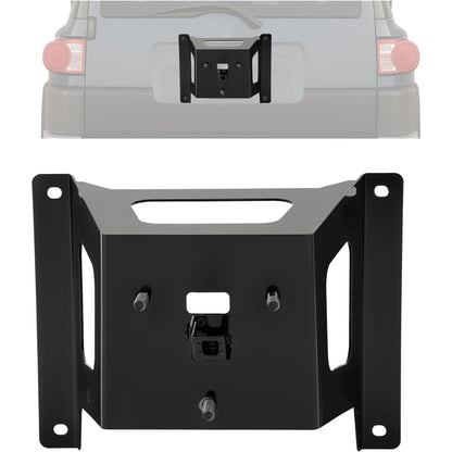 Spare Tire Carrier Mount Rack Holder Bracket Compatible with 2010-2014 Toyota FJ Cruiser Steel Powder Coated