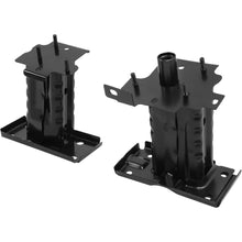 ALMULOO Pair Front Bumper Brackets Compatible with 2014-2019 Nissan Rogue Steel Electrophoresis Primed Black Bumper Reinforcement Mounting for NI1067146 NI1066146 Driver&Passenger Side
