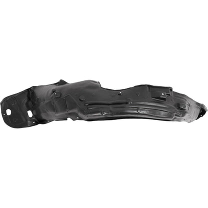 Front Left Fender Liner Compatible with 2016-2017 Honda Accord Sedan Replace for 74150T2AA01 HO1248157 Inner Panel w/o Insulation Foam Plastic(PE) Unfinished Black