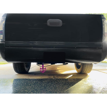 ECOTRIC 2” Hitch Receiver+Roll Pan Compatible with 1999-2006 Chevy Chevrolet Silverado GMC Sierra 1500 w/Flippable license plate Steel Electrophoresis Black-Tow 5000 Capacity Only Fit For Fleetside