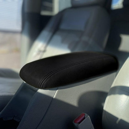 Center Console Armrest Lid W/Latch Compatible with 02-09 Trailblazer Envoy 03-08 Ascender 05-09 Saab 9-7x 02-04 Bravada 04-07 Rainier Replace for 25998847 25998844 25998838 (W/Leather Cover)