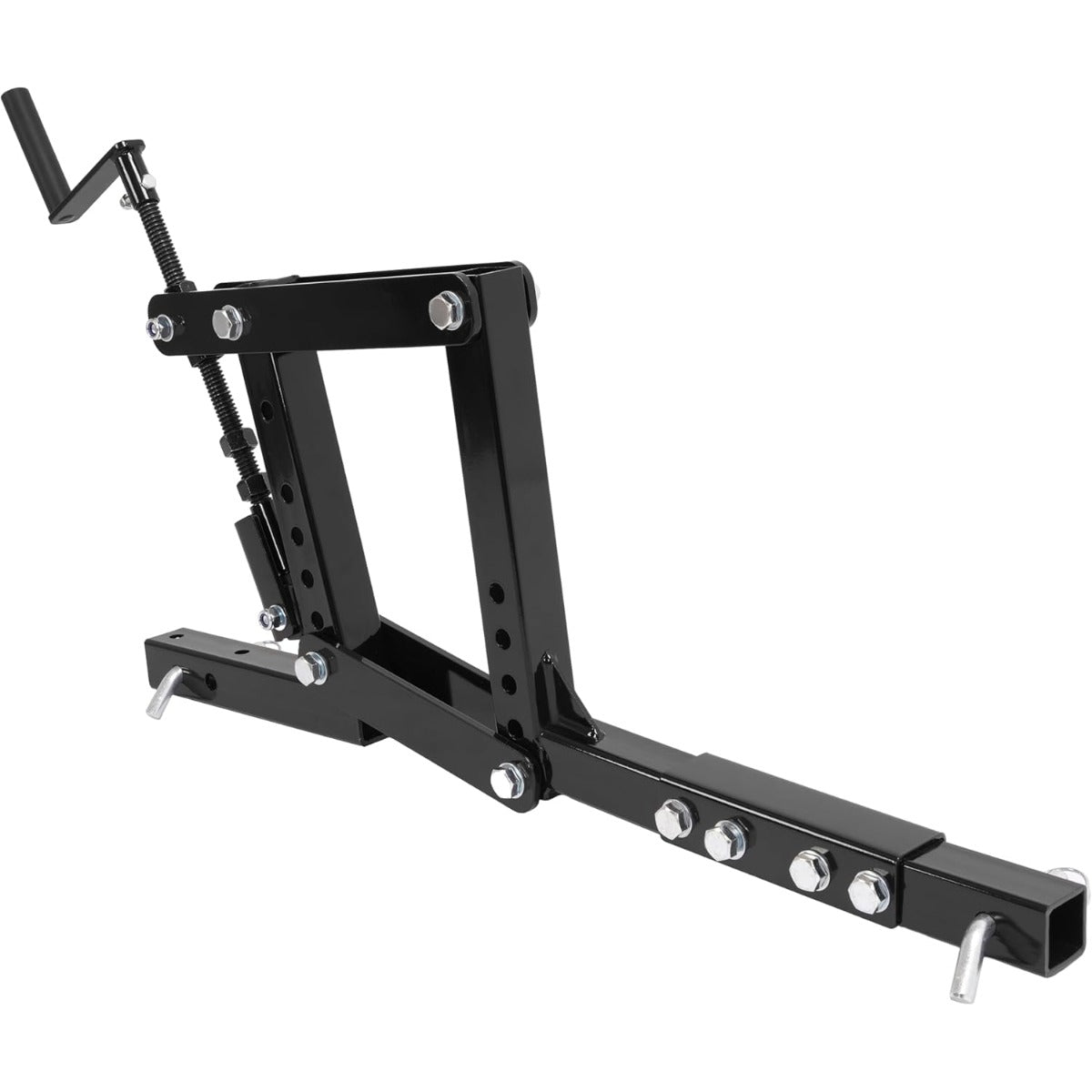 1 Point Hitch Lift Adjustable Height Compatible with Garden Lawn Tractor UTV ATV Steel Powder Coated