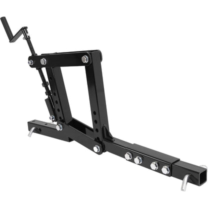 1 Point Hitch Lift Adjustable Height Compatible with Garden Lawn Tractor UTV ATV Steel Powder Coated
