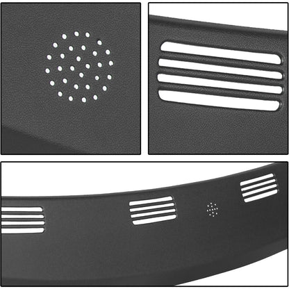 Dash Board Cover Compatible with 2002 2003 2004 2005 Dodge Ram 1500 2500 3500 ABS Plastic Textured Black
