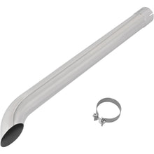 Stack Pipe w/Clamp Compatible with Farmall IH 1066 1466 1566 1026 1206 1256 Tractors Silvery Steel