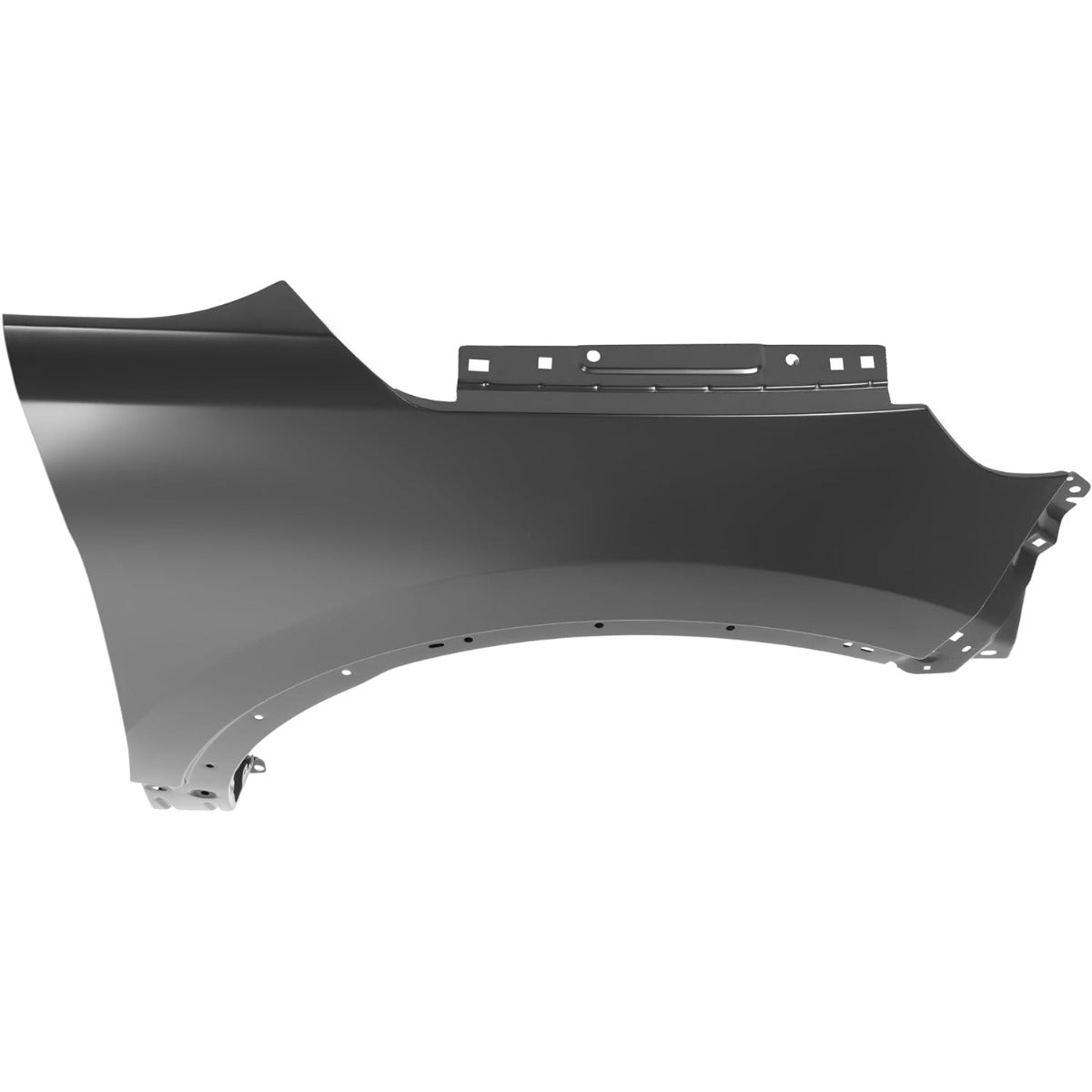 ECOTRIC Front Right Fender Compatible with 2011-2015 Ford Explorer 2013-2015 Ford Police Replacement for BB5Z16005A FO1241291 Electrophoresis Steel Wheel Fender Panel - Passenger Side