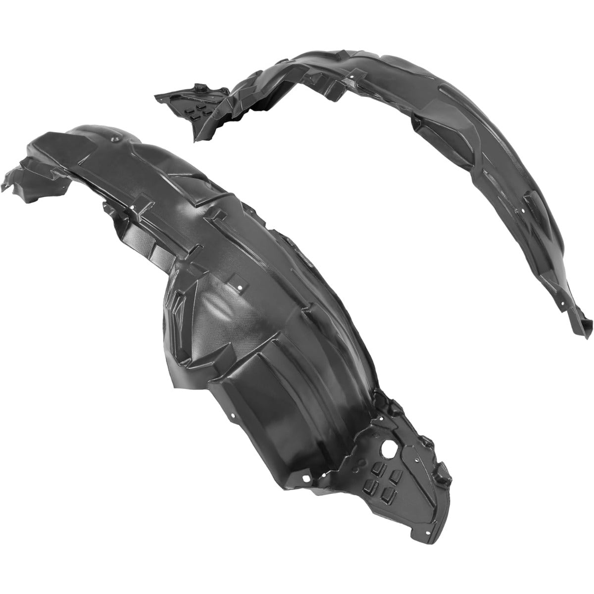 Front Inner Fender Liner Compatible with 2006-2011 Honda Civic Replace for  Wheel Liner Splash Shields Guard w/o Insulation Foam Left + Right Side