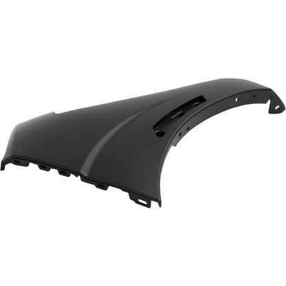 ALMULOO Front Bumper End Cap Compatible with 2022 Nissan Frontier, 2023-2024 Nissan Frontier (submodel: S, SV) Passenger Side, Replace 620189BU0C NI1017100, Plastic(PP) Painted Matte Black