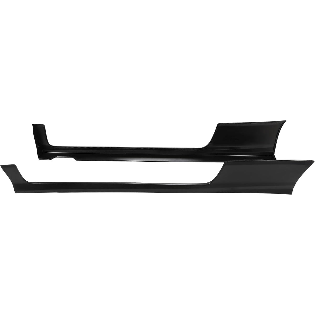 2Pcs Side Skirts Compatible with 2006-2011 Honda Civic Coupe 2-Door Rocker Panels Extension Body Kit PP Plastic Black