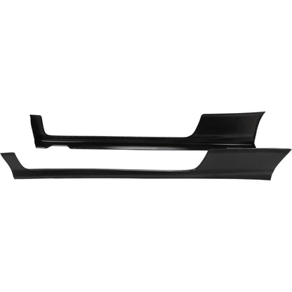2Pcs Side Skirts Compatible with 2006-2011 Honda Civic Coupe 2-Door Rocker Panels Extension Body Kit PP Plastic Black