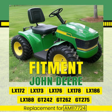 Lower Hood Kit Compatible with John Deere LX172 LX173 LX176 LX178 LX186 LX188 GT242 GT262 GT275 Replace for part number AM117724