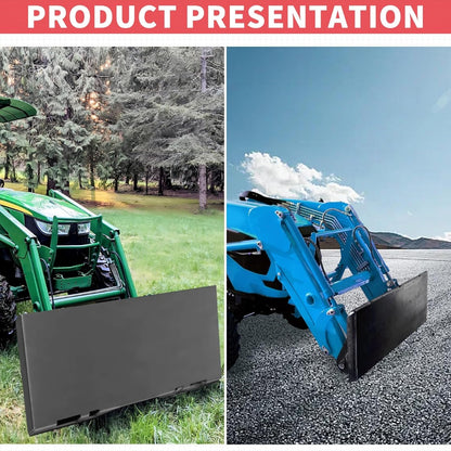 1/2inch Skid Steer Mount Plate Quick Tach Attachment Loader Plate Compatible with Bobcat Kubota-with One Year Warranty LYA-081-12