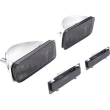 HECASA Turn Signal + Side Marker Light Compatible with 1985-1992 Chevy Chevrolet Camaro Parking Bumper Signal Lamp Left & Right Replacement for GM2520165 GM2521165 - Smoke Lens 4 Pcs