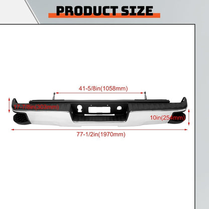 Rear Step Bumper for 2014 - 2018 Chevy Silverado & GMC Sierra 1500