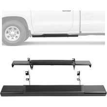Running Board Side Step Compatible with 2019-2025 Chevrolet Chevy Silverado & GMC Sierra 1500 2500 HD 3500 HD Regular Cab 6" Step Bars 450LBS Black