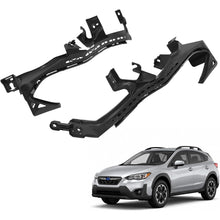 ALMULOO Front Bumper Bracket Compatible with 2018-2023 Subaru Crosstrek Plastic(PP+GF30) Black Replace For 57707FL010 57707FL000 SU1042106 SU1043106 Left and Right