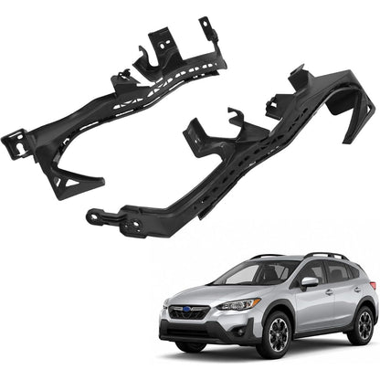 ALMULOO Front Bumper Bracket Compatible with 2018-2023 Subaru Crosstrek Plastic(PP+GF30) Black Replace For 57707FL010 57707FL000 SU1042106 SU1043106 Left and Right