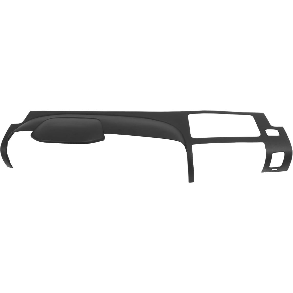 Dashboard Cover Compatible with 2007-2013 Chevrolet Silverado GMC Sierra Does Not Fit LTZ/Denali/SLT Models Fits Dual Glovebox Style Dashes Only Plastic(ABS) Painted+Textured Matte Black
