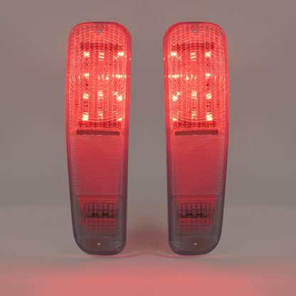 HECASA LED Tail Lights Brake Lamps Compatible with 1973-1977 Ford Pickup F100 F150 F250 F350 Driver & Passenger Side - Clear Lens