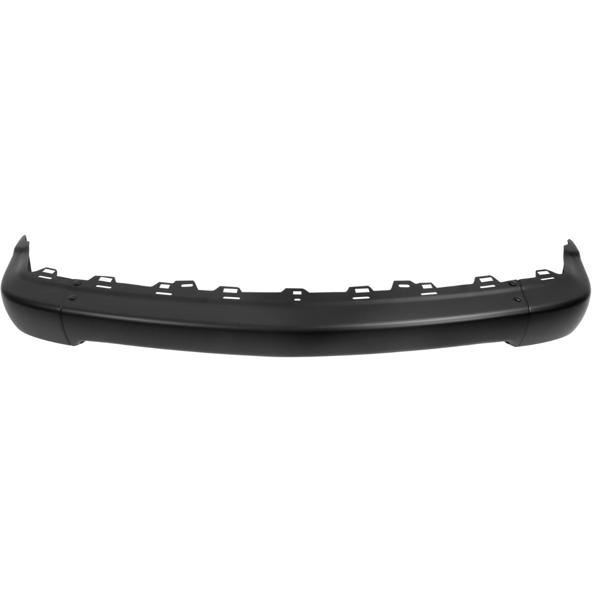 HECASA Front Bumper Face Bar Compatible with 1998-2004 Chevrolet S10 1998-2005 Blazer GM1002367 15007660 Steel Black W/O Molding Holes